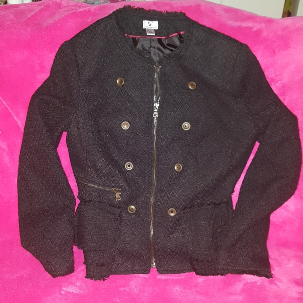 Ladies double breasted crop jacket/blazer.